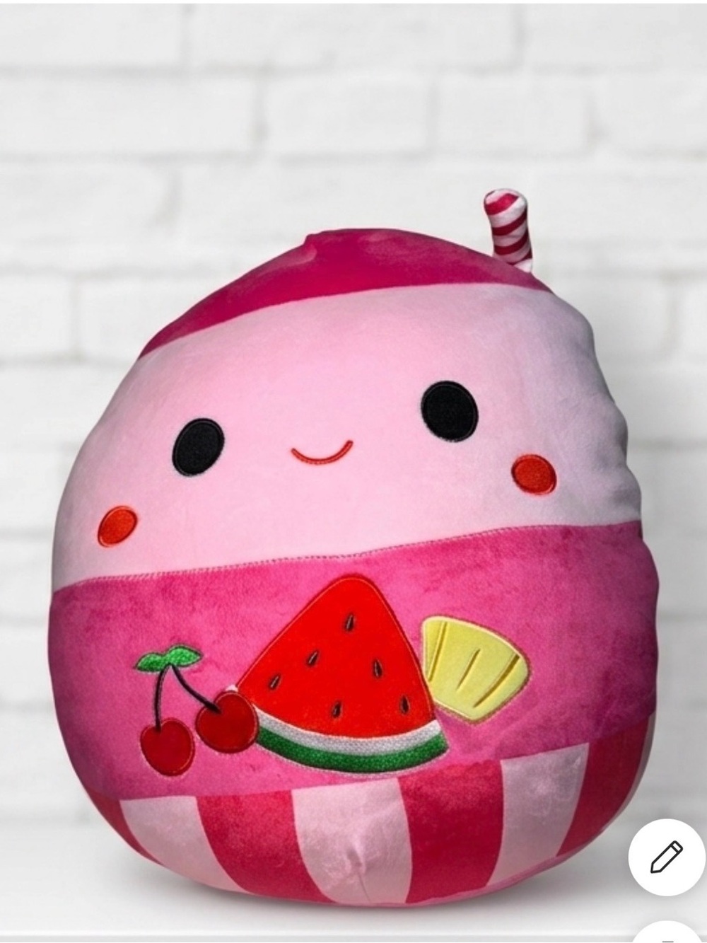 Squishmallows Jans the Fruit Punch Juice Box Plush 14” Ultra Soft Squish